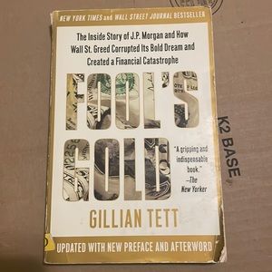 Fools Gold Book By Gillian Tett